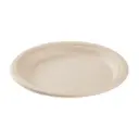 9 | Bagasse | Natural | 1-Comp | Round Plate | 50/10