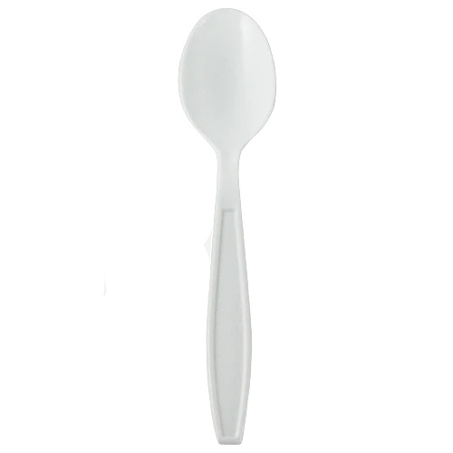 U2033W | PP TEA SPOON HD WHITE | 10/100/cs