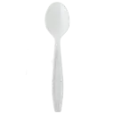 U2033W | PP TEA SPOON HD WHITE | 10/100/cs
