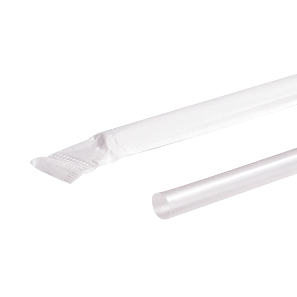 K | Plastic Straw | 7.75" | 5mm | Wrapped | 24/500 | C9090