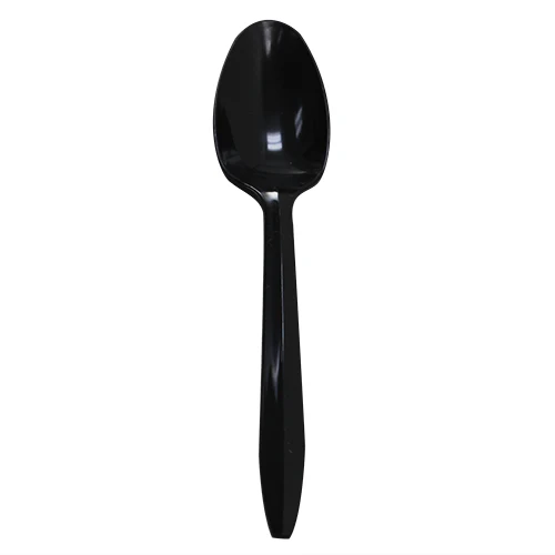 U2003B | Plastic Tea SPOON BLACK | 1000/cs
