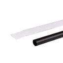 K | Plastic Straw | 10.25" | 8mm | Black | Wrapped | 4/300 | C9125