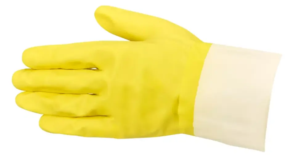 L | Yellow | Household Latex Glove | 12 Pack