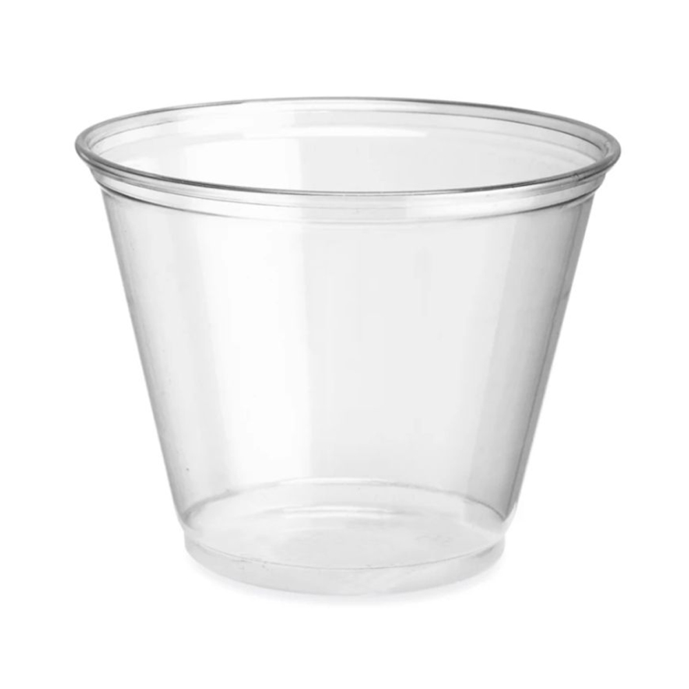 9oz | PET | Plastic Cup | 20/50 | PET9-92 (Squat)