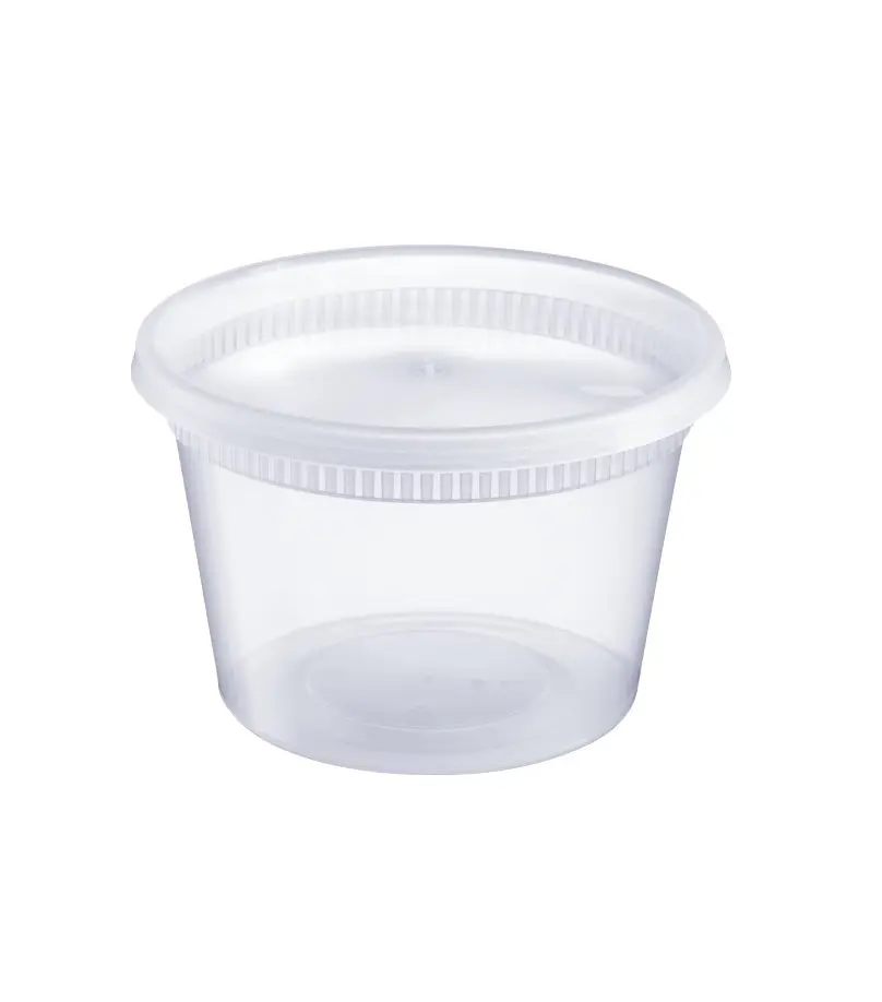 (OUT OF STOCK) TOS | 16oz | Plastic Soup Cup & Lid | 240