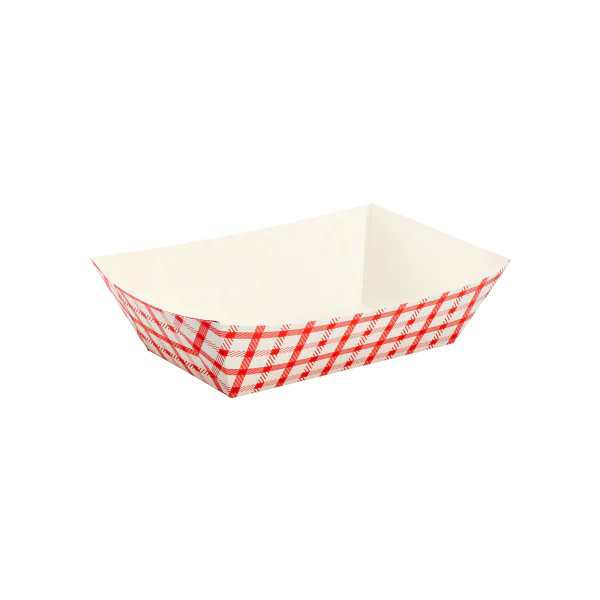 3LB | Food Tray | Red/White | 500