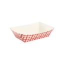 3LB | Food Tray | Red/White | 500