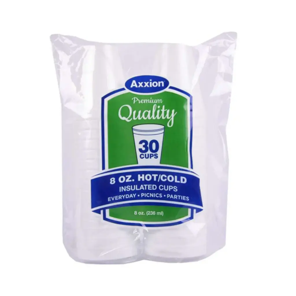 8oz | Foam Cup | 30cup/24sleeve | AXX-C8F