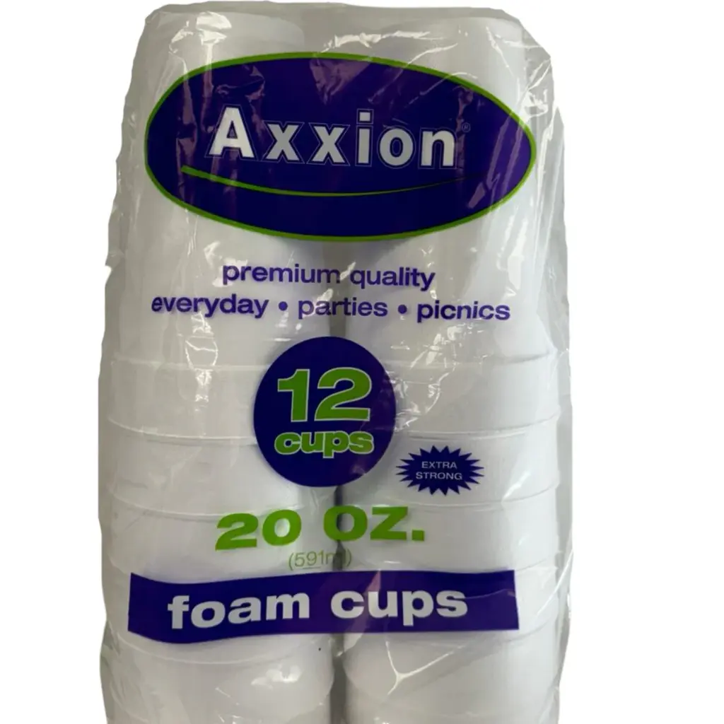 20oz | Foam Cup | 24cup/10sleeve | AXX-C20F