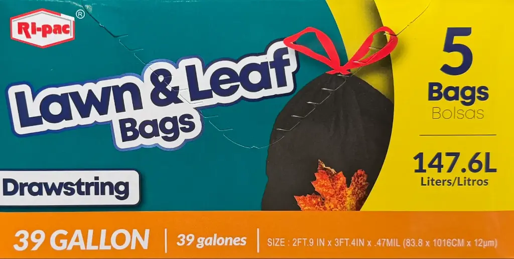 RP | 39Gal | Lawn Bag | Black | 5/24 | 56439