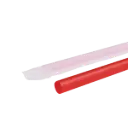 K | Plastic Straw | 10.25" | 8mm | Red | Wrapped | 4/300 | C9125