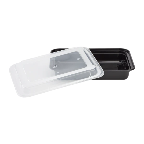 IM-FC1028B | 28oz | Rectangle Cont/Lid | Black | 150 | K