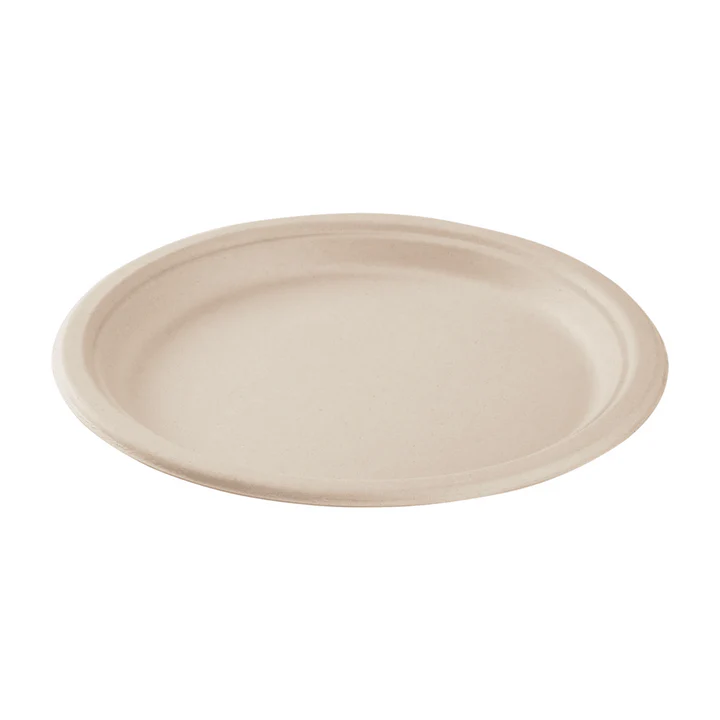 10 | 3C | Bagasse | White | Round Plate | 500
