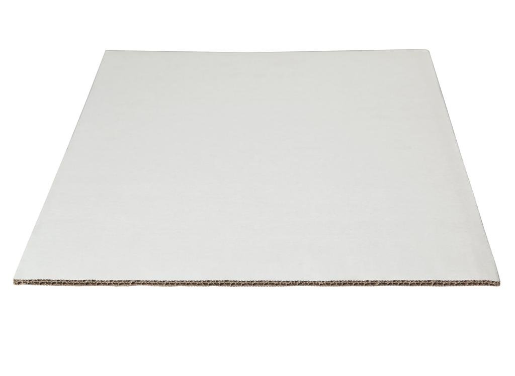 1/4 Sheet | White | Cake Pads | Double Wall | 50