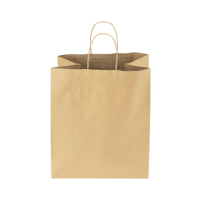 SB120 | 12" | Brown Paper Bag | Handle | 250