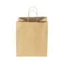 SB120 | 12" | Brown Paper Bag | Handle | 250