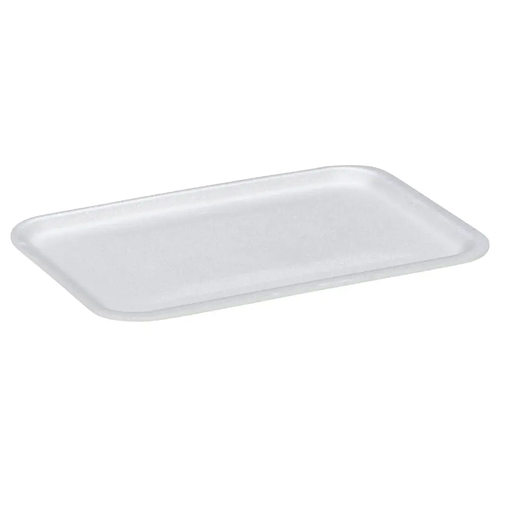 2S | FOAM | White | Meat Tray | 4/125
