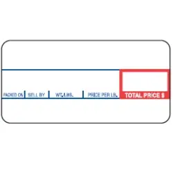 8000 CAS | Scale Label | 12/1000