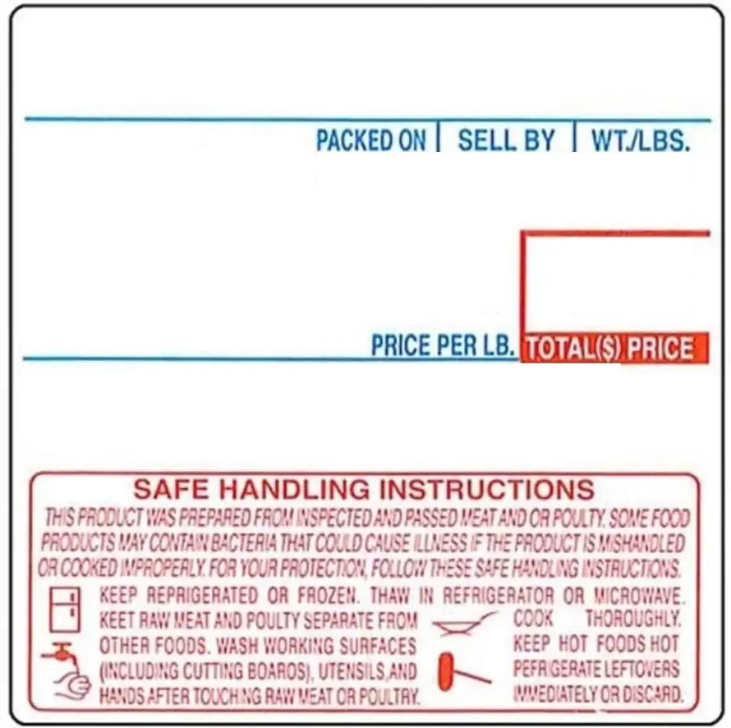 8040 CAS | Scale Label | 12/500