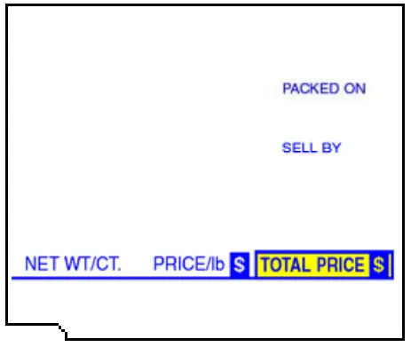 TEC | 1171 | TEC-66 UPC W/Notch (40mm) | Scale Label | 16