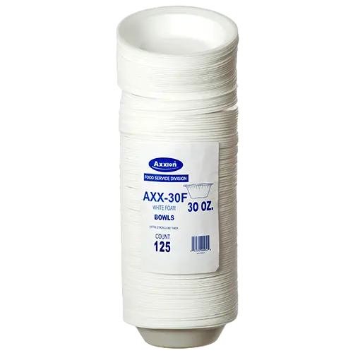 32oz | Foam Bowl | 4/125 | AXX-32F