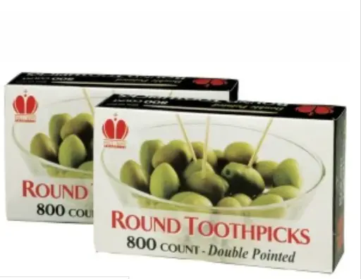 [sku17-684] Round Toothpicks | 24/800/cs | 10036