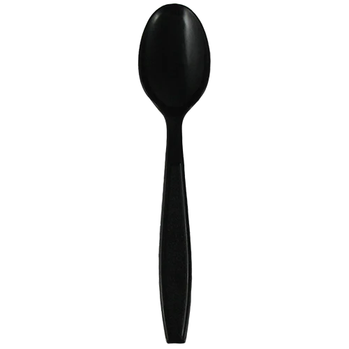 [sku17-733] U2033B | PP TEA SPOON HD BLACK | 10/100/cs