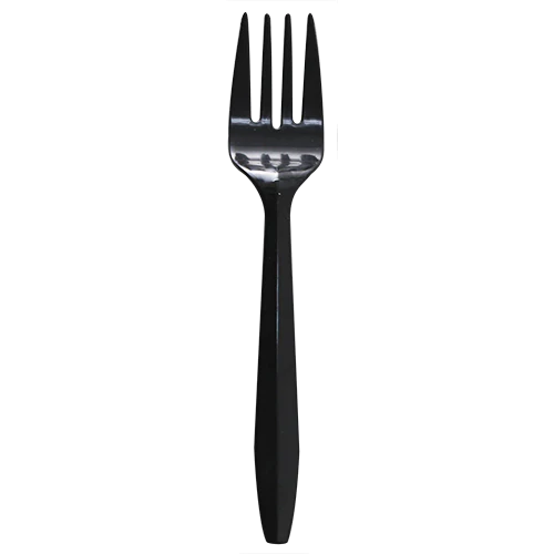 [sku17-705] U2000B | Plastic FORK BLACK | 1000/cs
