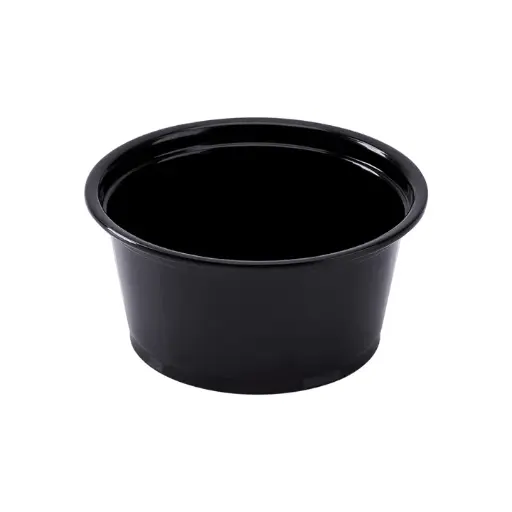 [sku18-115-B] K | 2oz | Black | Portion Cup | 2500