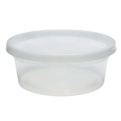 [sku18-708-T] TOS | 8oz | Plastic Soup Cup & Lid | 240