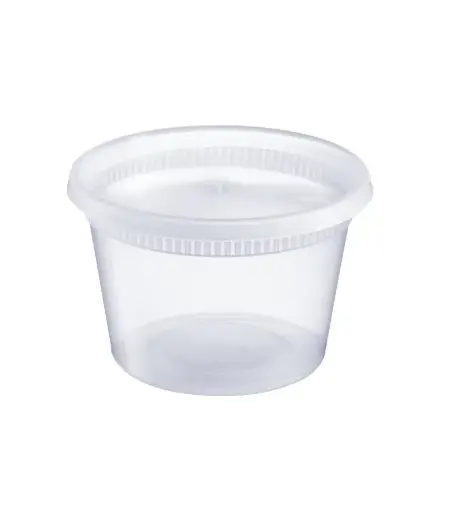 [sku18-716-T] (OUT OF STOCK) TOS | 16oz | Plastic Soup Cup & Lid | 240