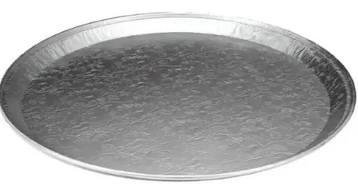 [sku49-871] 12" | Serving Tray | Round Aluminum | 25 | #4013-80-25