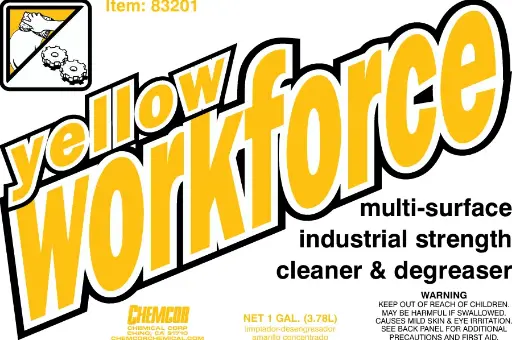 [sku60-703] WORKFORCE | Yellow Degreaser | CASE | 4