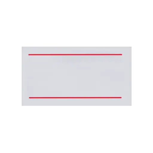 [sku70-202] Motex | 22x12 | White/Red Line | Box | 25 Rolls