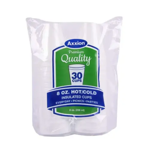 [sku80-001] 8oz | Foam Cup | 30cup/24sleeve | AXX-C8F