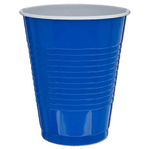 [sku80-041-Blue] Blue Party Cup | 16oz | 12Cup/24Sleeve