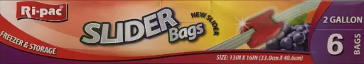 [sku80-127] RP | 2Gal | Slide Zipper Bag | 24/6 | 27306