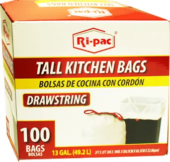 [sku80-136] RP | 13Gal | JUMBO Pack | Tall Kitchen Bag | 100/4 | 56713/56713V