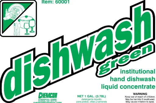 [sku60-705-1] Dishwash Green | 1Gal