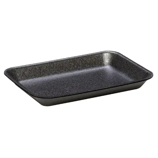 [sku15-030-B] 2 | FOAM | Black | Meat Tray | 500