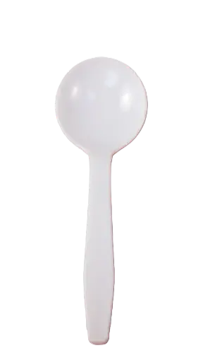 [sku80-088] GM | PP | Med Soup Spoon | White | 10/100
