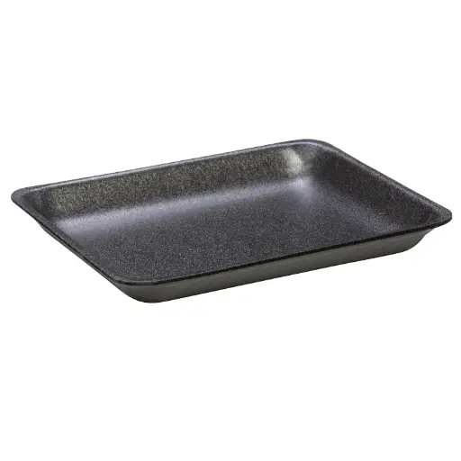 [sku15-110-blk] 8P | Black | Meat Tray | 200
