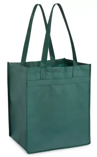 [sku12-089] Non-Woven Bag | Green | 13x6x17