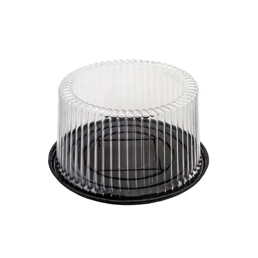 [sku18-714-100] 10" (G40-1) | Cake | Container/Lid Deep | Clear | 100
