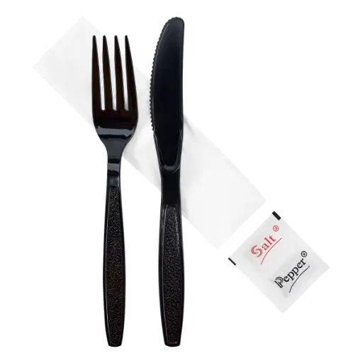 K | Cutlery Kit (F,K,N,S&P) | 250 | Black | U2208B