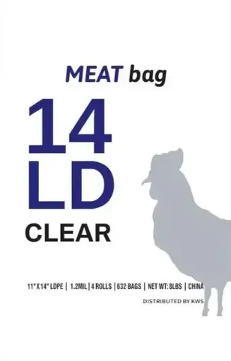 [sku13-340] 11x14 | LD | Clear | Meat Bag | 4Roll