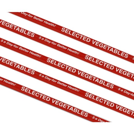 [sku13-663-Red] 4 | CASE | RED | Vegetable Ties | 25/2000