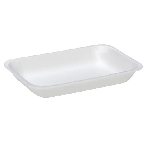[sku15-040] 2PP | FOAM White | Meat Tray | 400