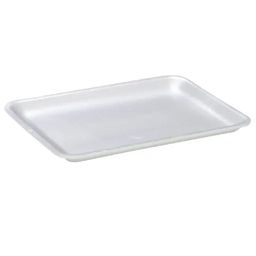 [sku15-050] 4S | White | Meat Tray | 4/125