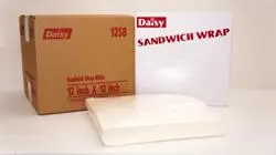 [sku16-340] CASE | WAX | 12x12 White | 5/1000 | Daisy